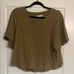 Madewell Tan Blouse